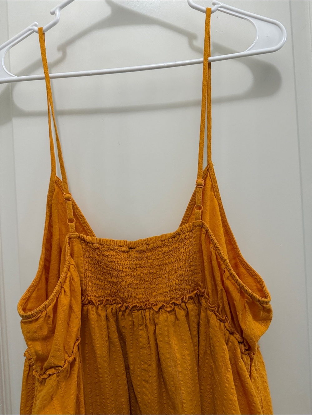 Women’s XXL Wild Fable Sunset Yellow Spaghetti Strap Summer Dress Plus Size - Picture 7 of 10